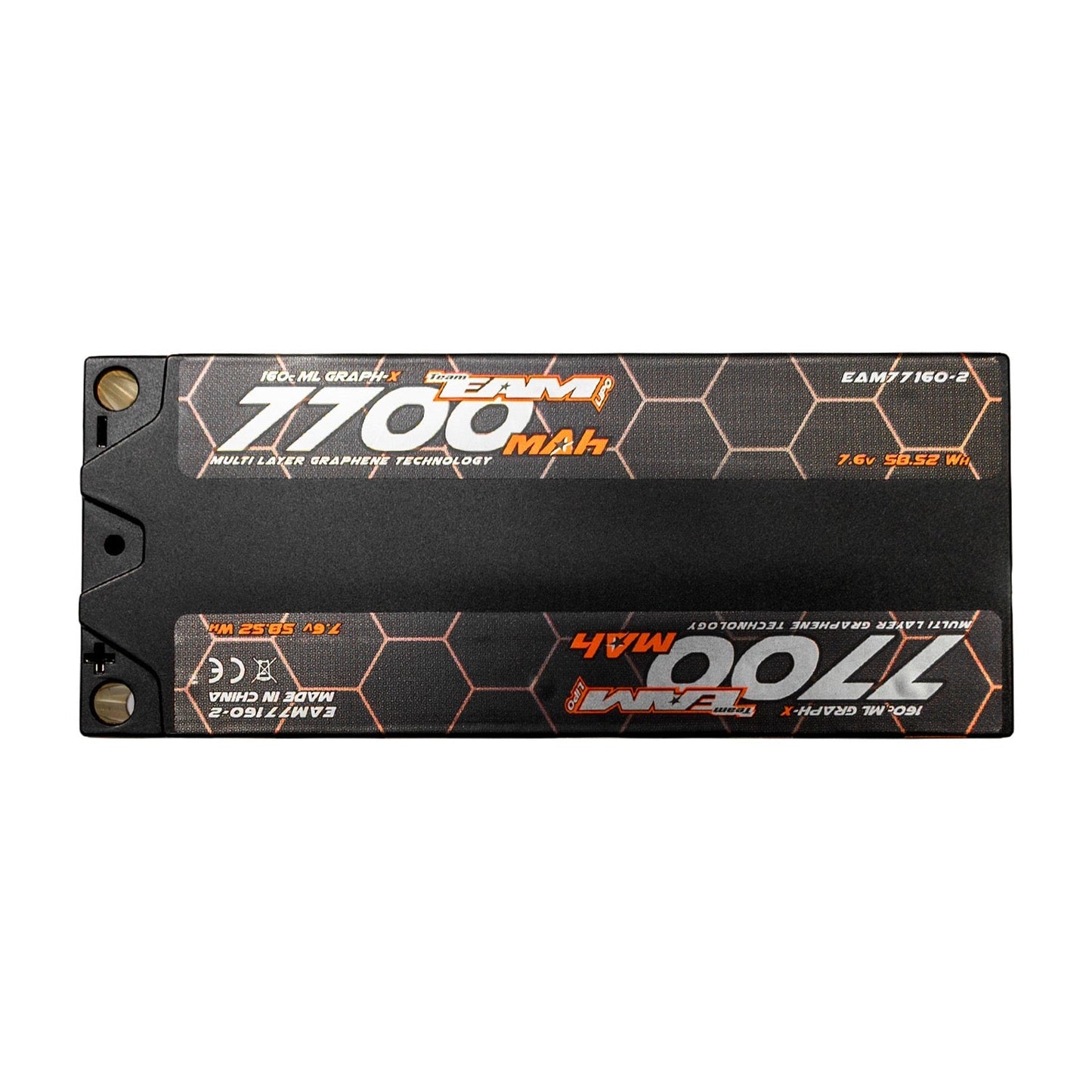 Team EAM 7700mah 160C Mid-Shorty ML Graph-X Formula Lipo Battery