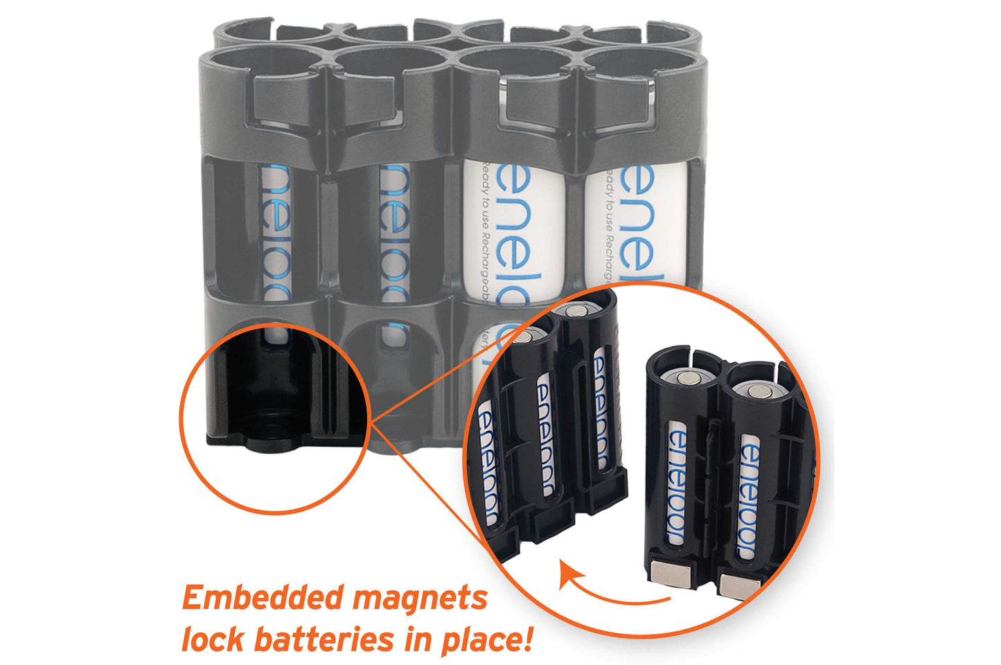 Magnetic AAA - Battery Case