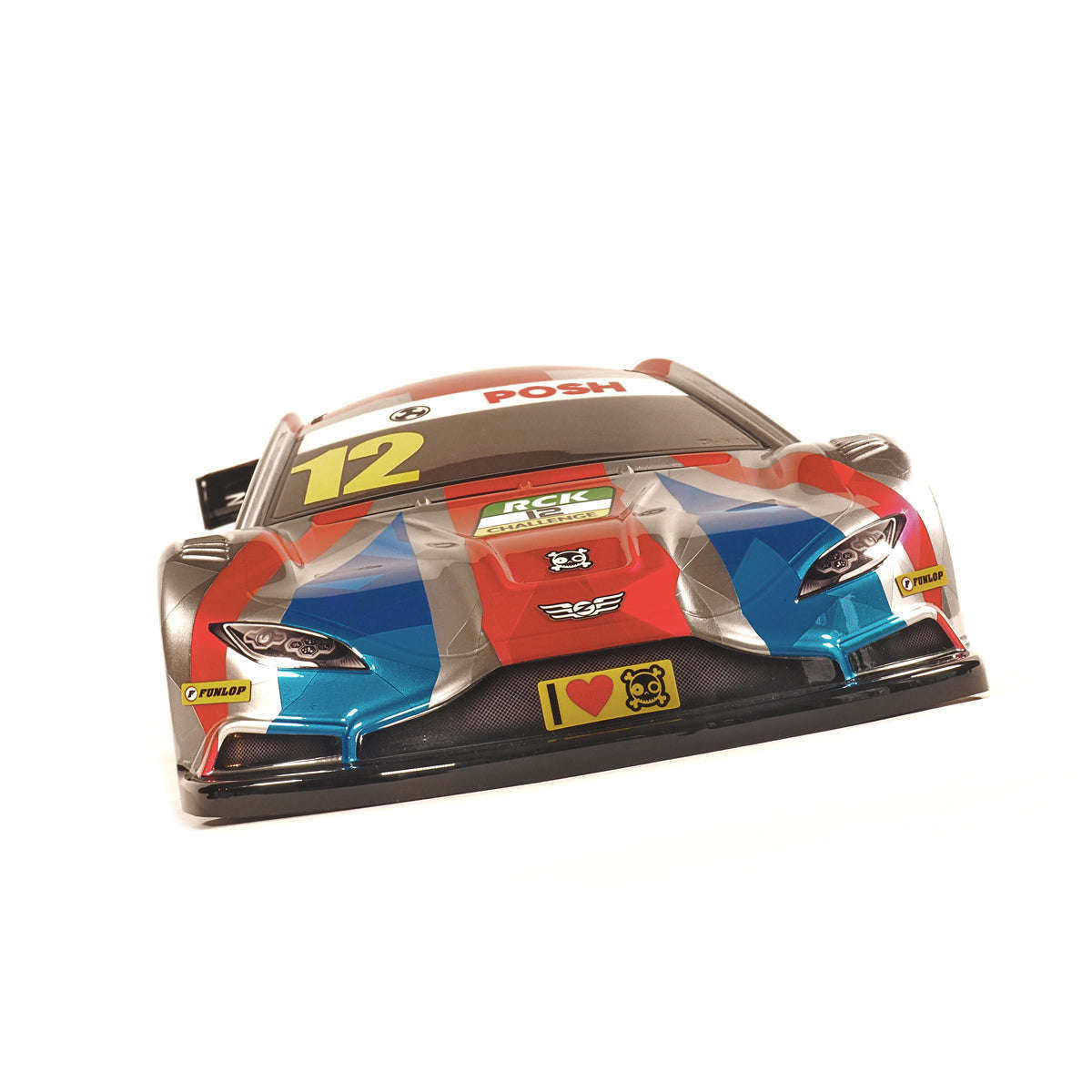 ZooRacing Wolverine MAX TC Body (Out of large window mask and Decal sheets-Only comes with small Mask)