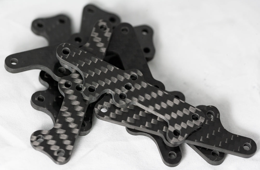 BLACK CARPET EDITION RC12R6 Servo Mounting Plate for BLS671SV_i - West Coast R/C Works