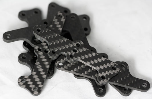 BLACK CARPET EDITION RC12R6 Servo Mounting Plate for BLS671SV_i - West Coast R/C Works