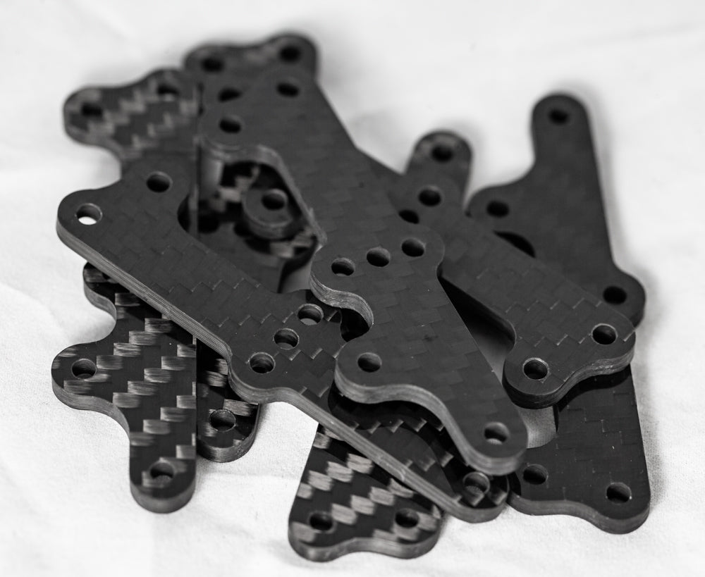 BLACK CARPET EDITION RC12R6 Servo Mounting Plate for 96x0 - West Coast R/C Works