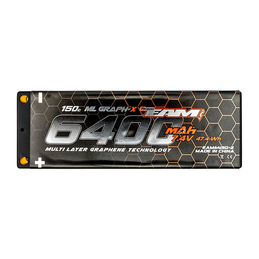 Team EAM 6400mah 150C ULCG ML Graph-X Formula Lipo Battery