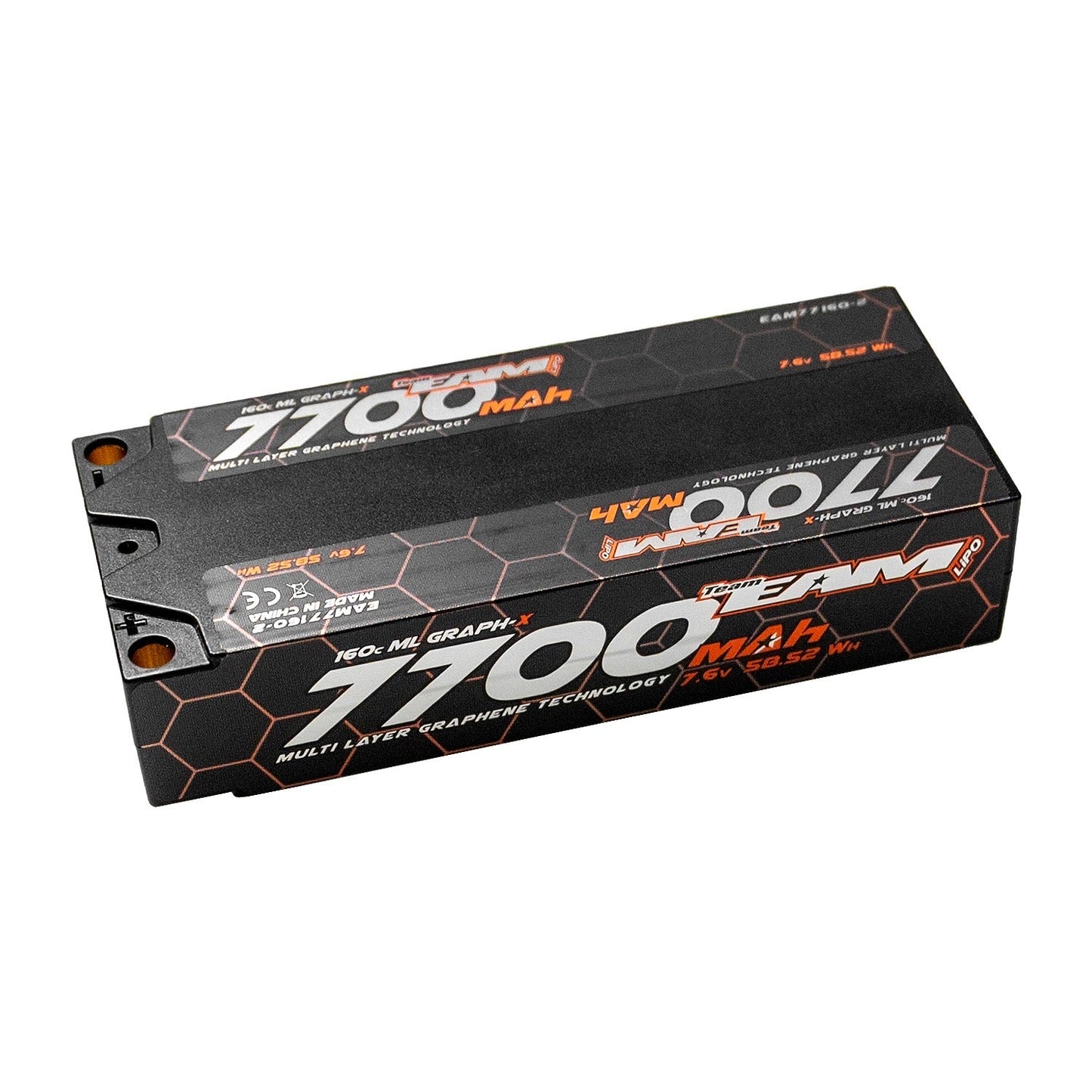 Team EAM 7700mah 160C Mid-Shorty ML Graph-X Formula Lipo Battery