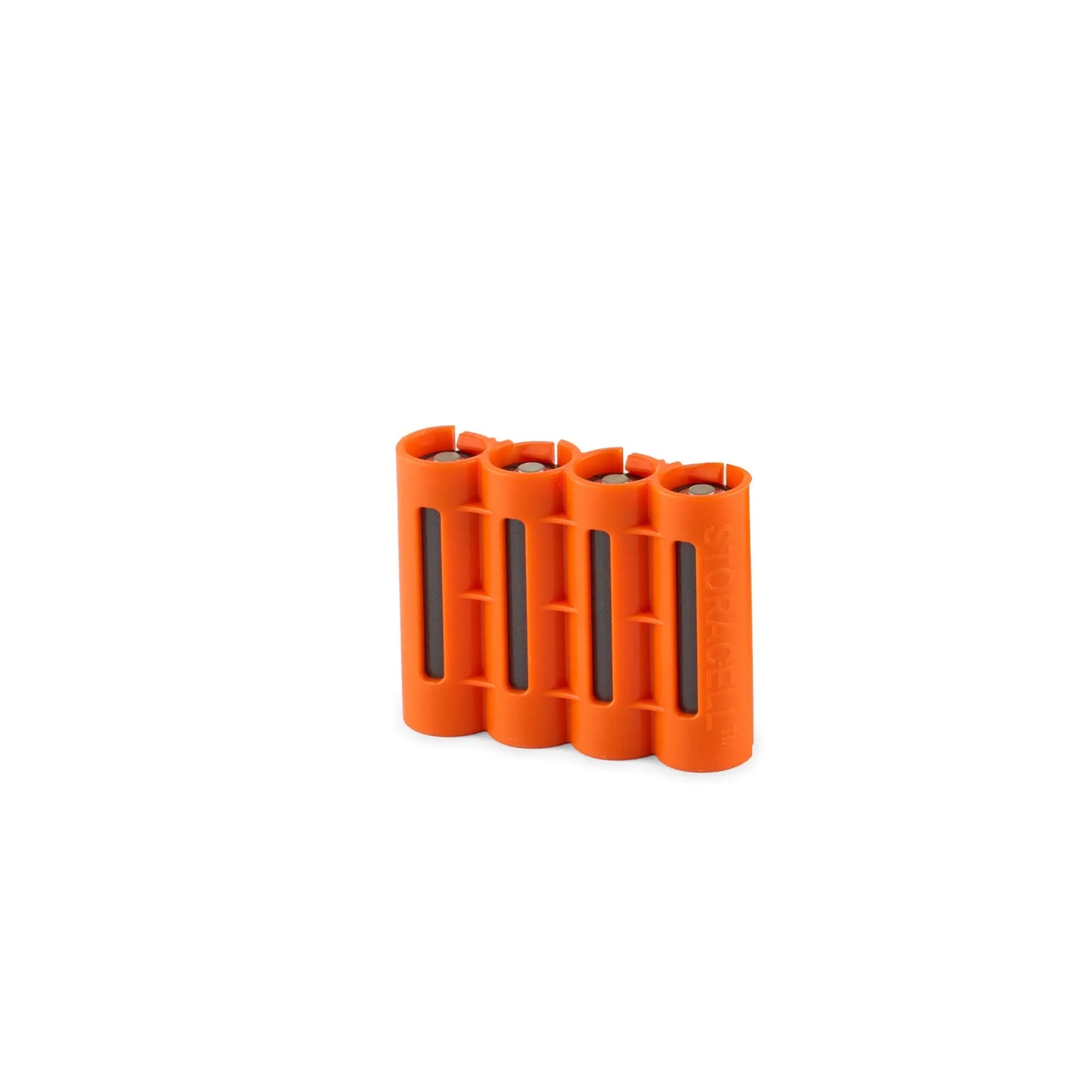 Slim Line AA Battery Case (Orange) - Radio