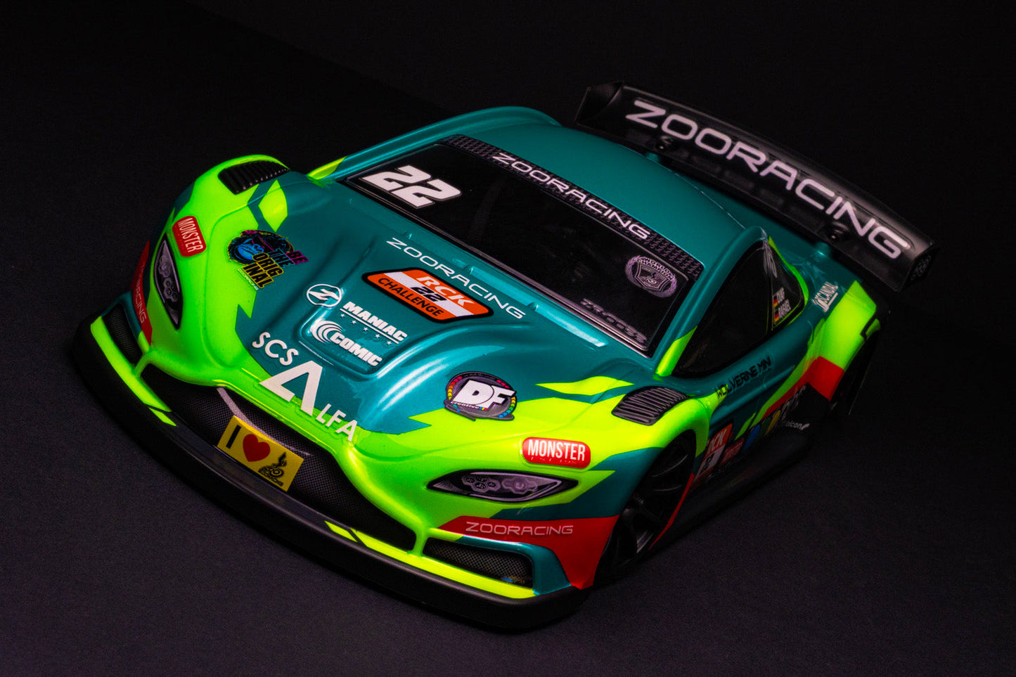 ZooRacing ZR-0022 - Wolverine MINI - 1:10 M-Chassis Mini Touring Car Body - WB225 (Select Weight)