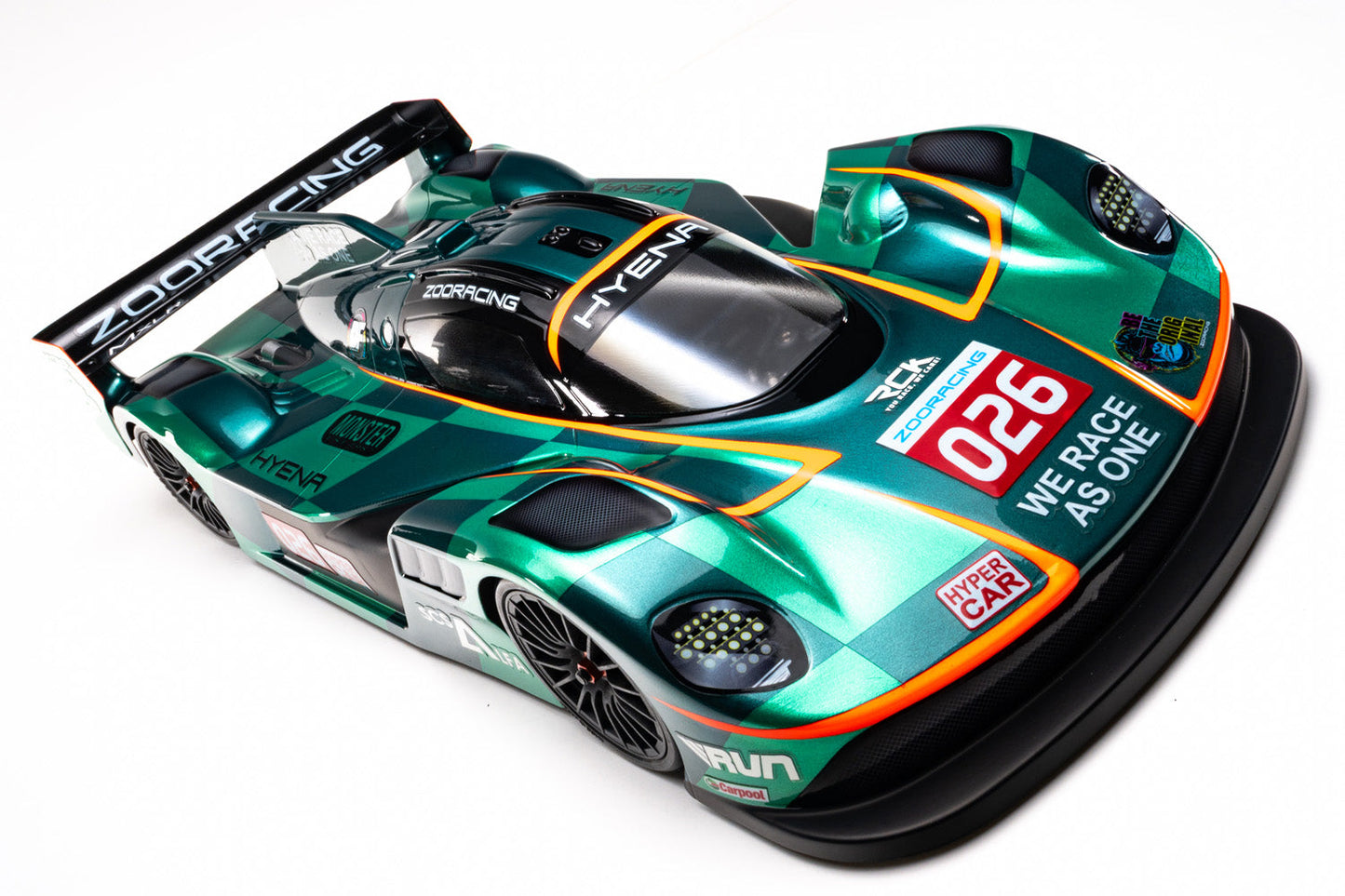 ZooRacing ZR-0026-07 - HYENA - 1:10 LMH Touring Car Body - 0.7mm REGULAR